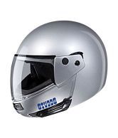 Studds - Full Face Helmet - Ninja Pastel Plain FlipUp (Silver Grey) [Extra Large - 60 cms]