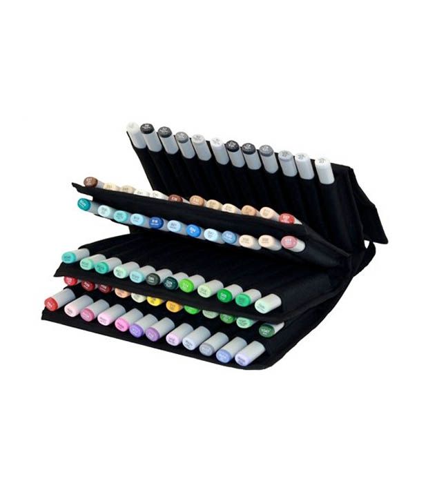 Copic 72 Color Markers Set B: Buy Online at Best Price in ... Copic markers come in hundreds of colors and can be used on scrapbooking layouts, cards and other paper crafting projects.