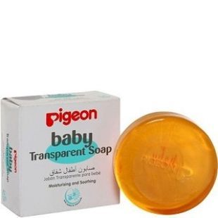 pigeon baby transparent soap