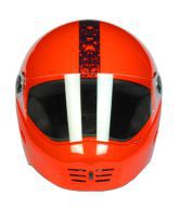 Steelbird - Full Face Helmet - SB-1 (Dashing MTV LIVE OR DIE Red) [Size : 60cms]