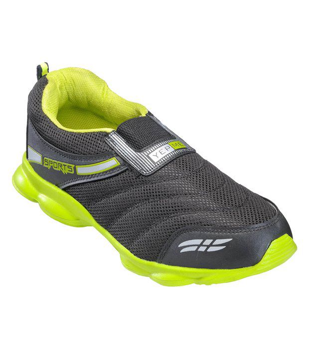 Yepme Sigme Sports Shoes- Grey & Green - Buy Yepme Sigme Sports Shoes ...