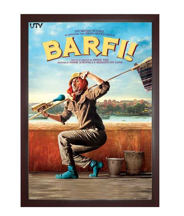 Barfi 16 X 23 Inches Brown Framed Poster Buy Barfi 16 X 23 Inches Brown Framed Poster At Best Price In India On Snapdeal