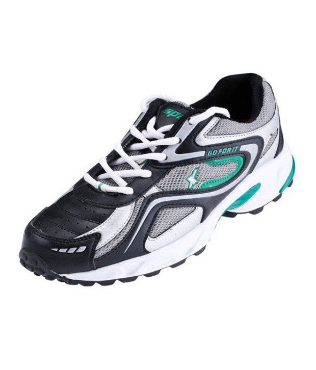 Sparx Fierce Black \u0026 Green Sports Shoes 