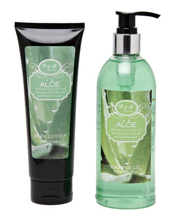 D N Y Aloe Vera Shower Gel & Body Lotion With Free Loofah Buy D N Y
