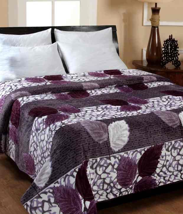 Super Soft And Warm Flower Printed Double Bed Mink Blanket Buy Super Soft And Warm Flower 