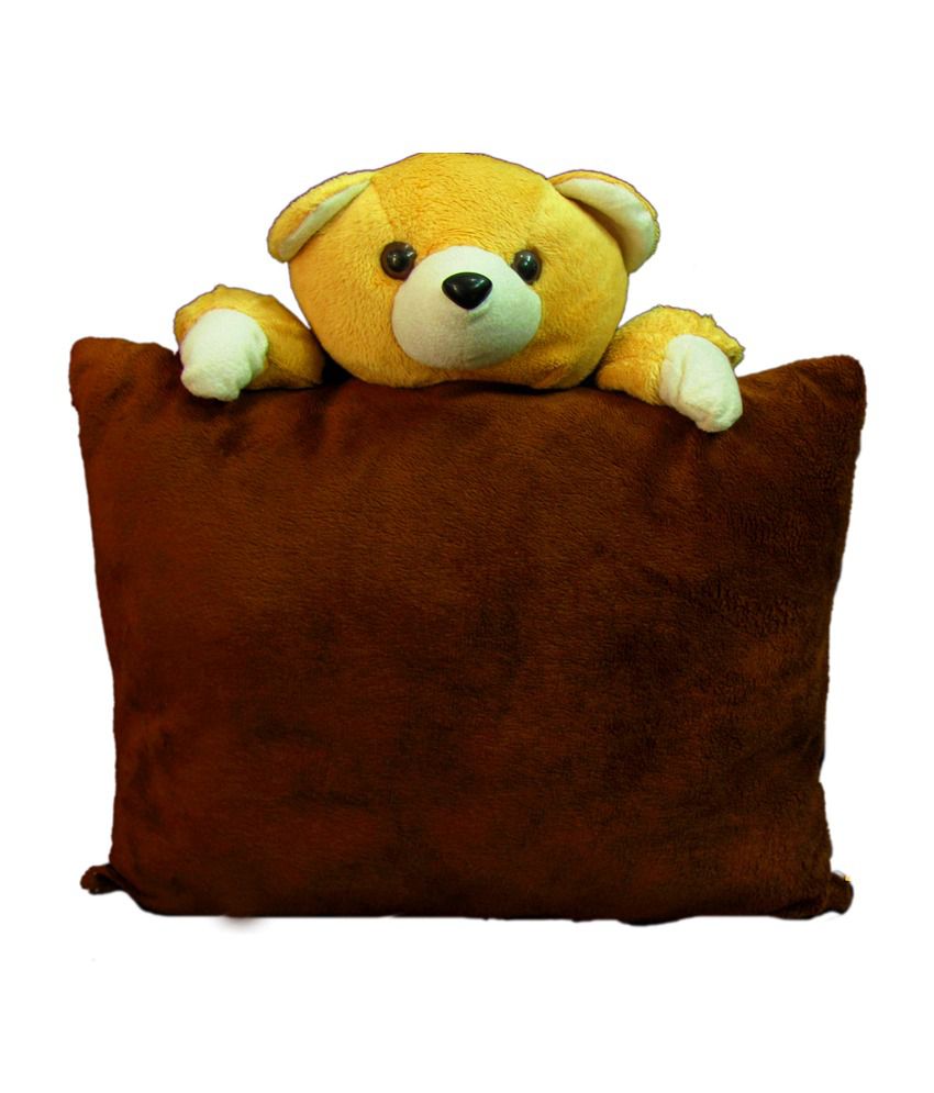     			Tickles Stuffed Soft Teddy Cushion Toy Pillow Car 33 cm