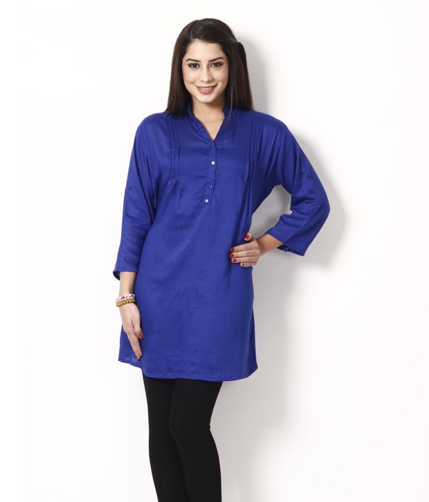 blue collar kurti