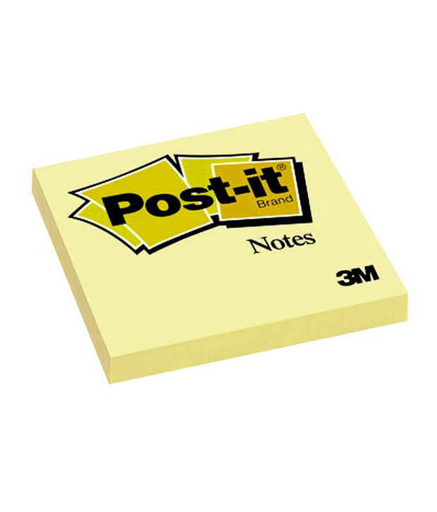 3m Post It Yellow Notes 3 X 3 Inches Pack Of 3 Buy Online At Best