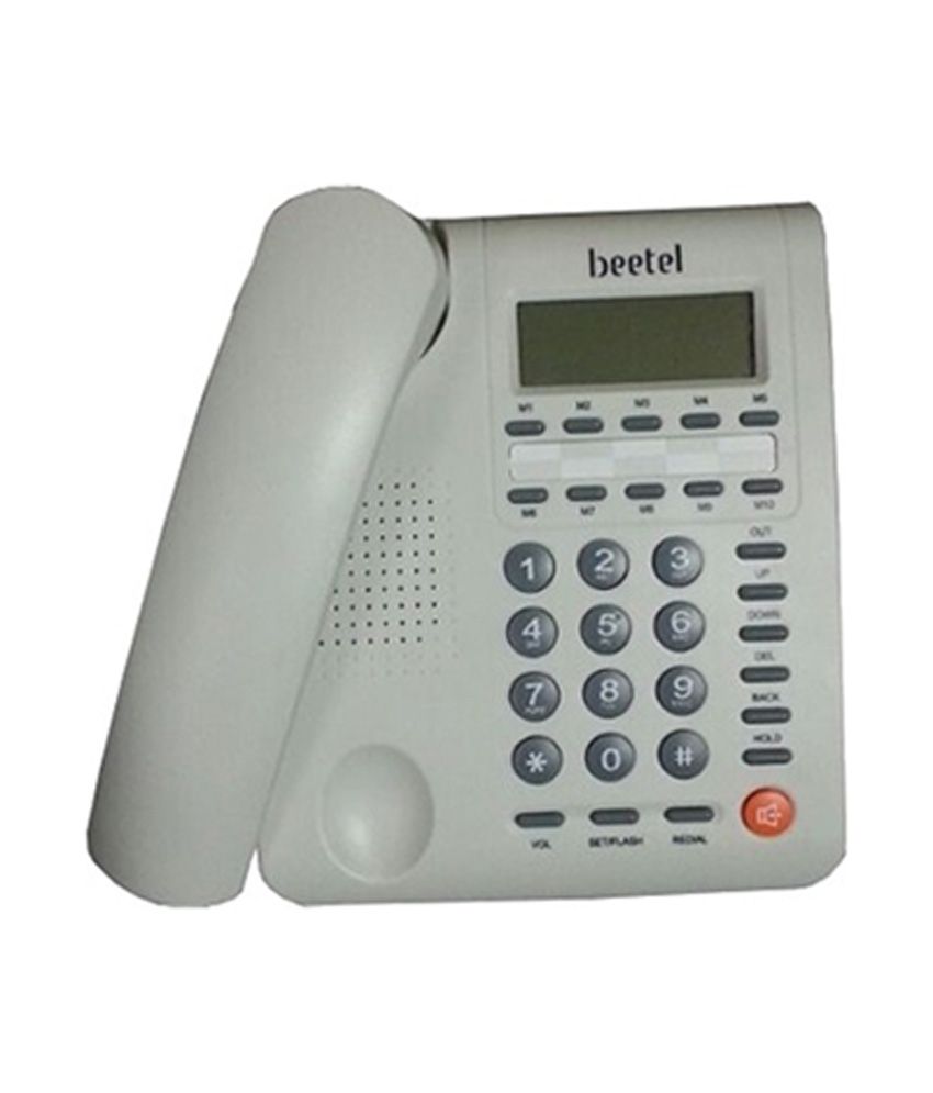 Buy Beetel M59 Corded Landline Phone ( Grey ) Online at Best Price in