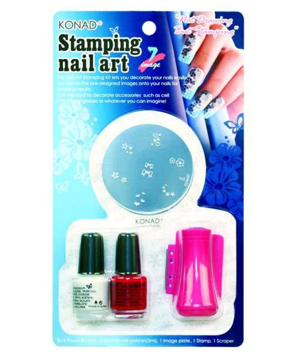 Konad Stamping Nail Art Kit - Set D: Buy Konad Stamping Nail Art Kit