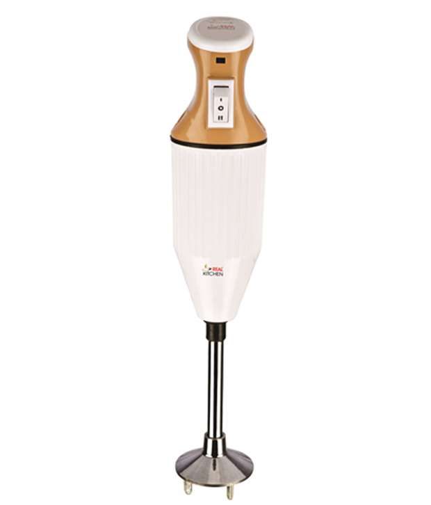 Real Kitchen - Hand Blender Golden-White Price in India - Buy Real