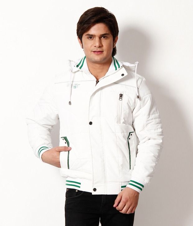 Fort Collins Stylish White Jacket For 