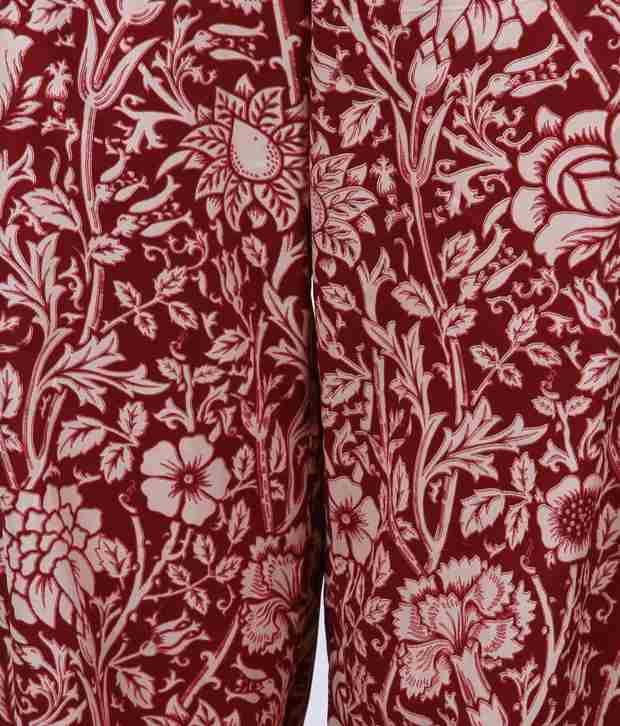 maroon palazzo pants