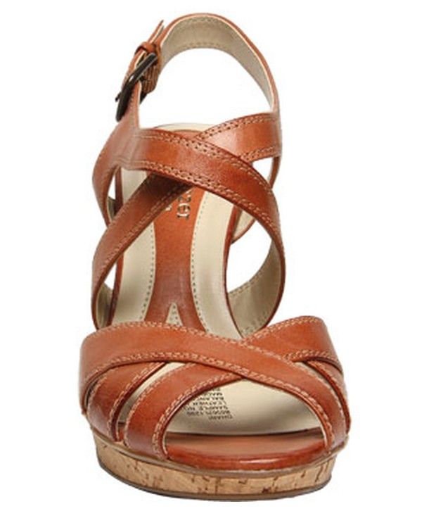 naturalizer brown leather sandals