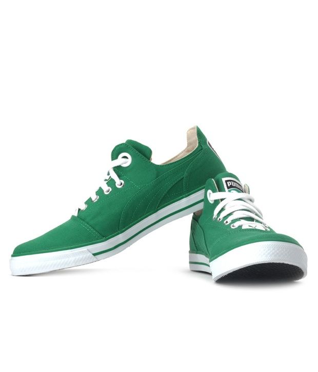 neon green canvas shoes