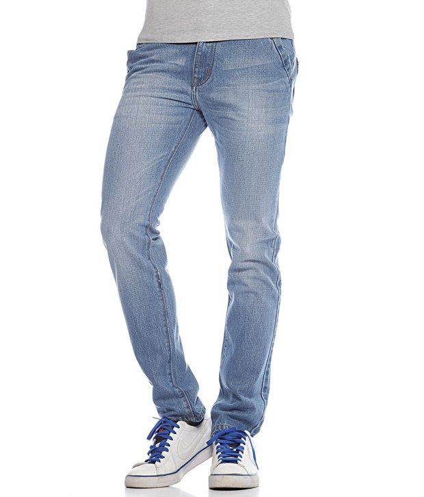 Photon Jeans Faded Light Blue Jeans - Buy Photon Jeans Faded Light Blue ...