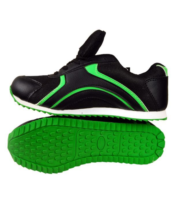 green workout shoes
