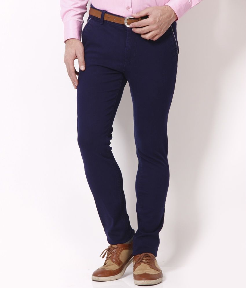 mens dark blue chinos