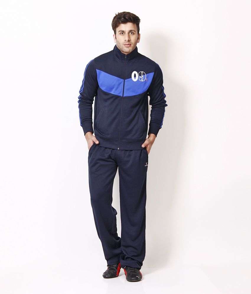 navy tracksuit pants