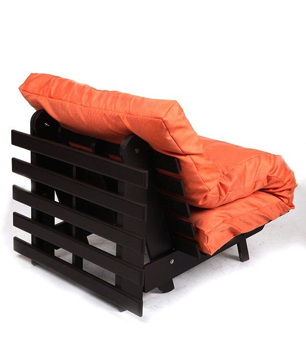 Atwood Single Futon With Mattress - Orange - Buy Atwood Single Futon With Mattress - Orange ...