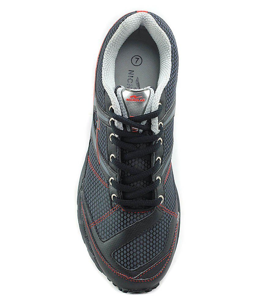 NCS Black & Red Mens Sports Shoes - Buy NCS Black & Red Mens Sports