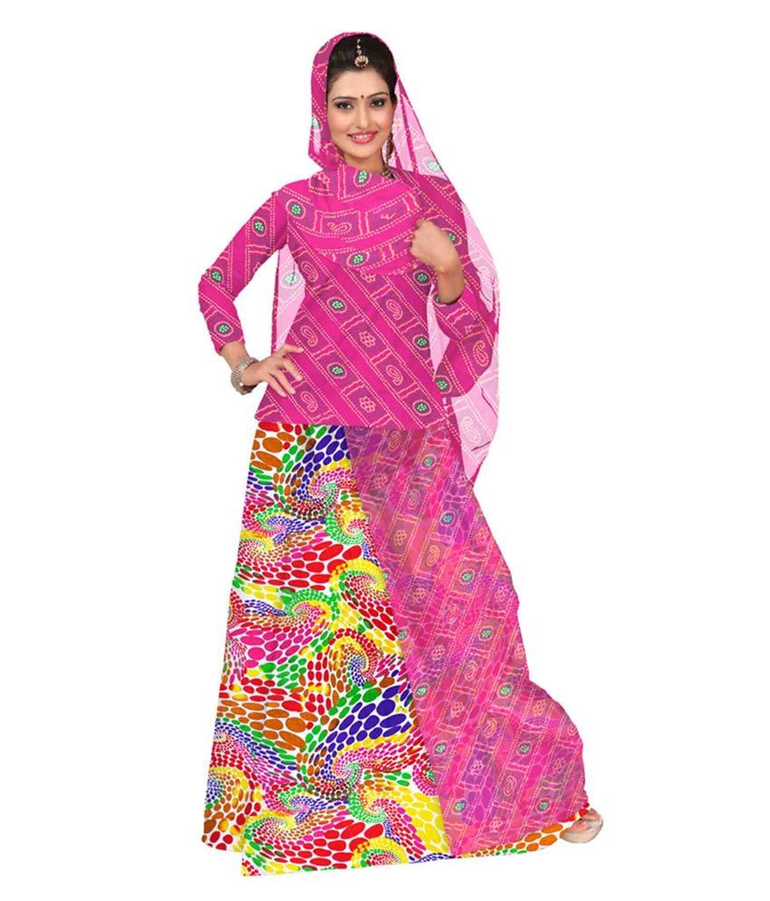 multi colour rajputi poshak