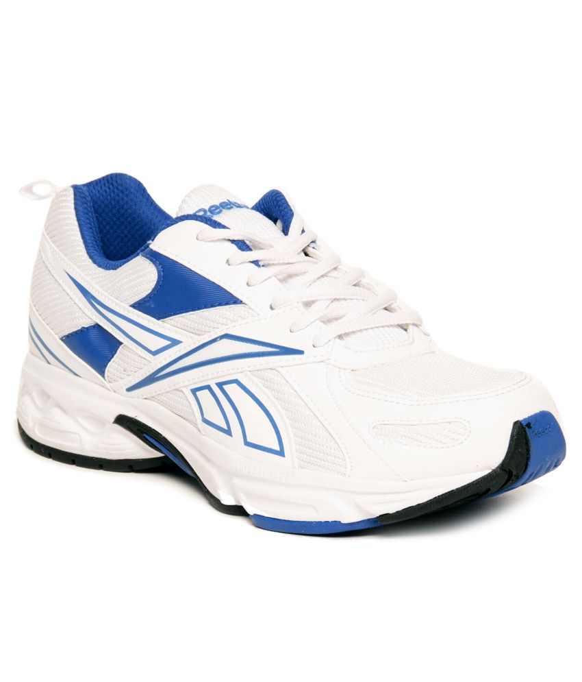 reebok acciomax lp white running shoes