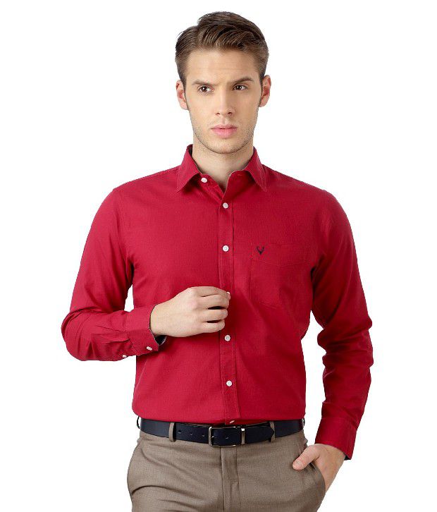 business casual red