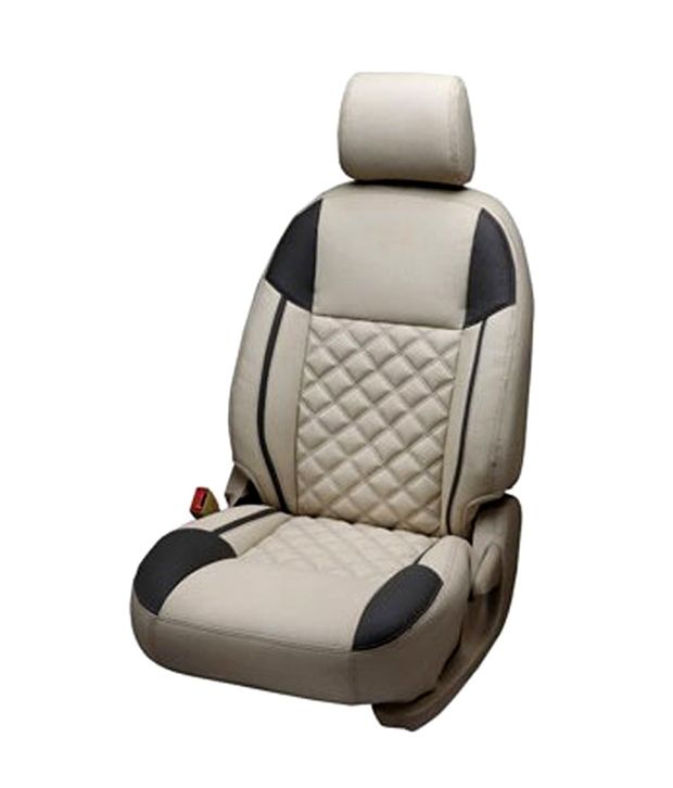 bardi  pu leather car seat covers  toyota  beige  coffee