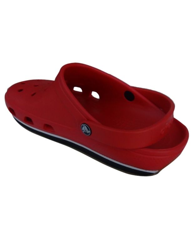 crocs red bottom
