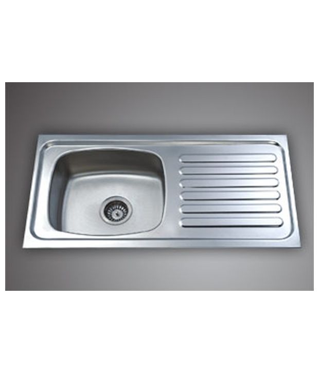 Buy Jayna Single Bowl Sink 0.8mm ThicknessMatt Finish Online at Low