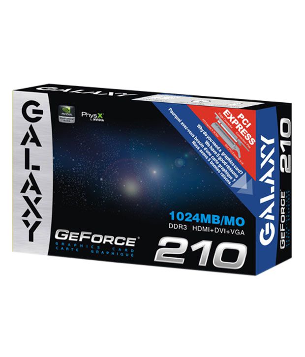 Galaxy NVIDIA 1 GB DDR3 Graphics card - Buy Galaxy NVIDIA ...