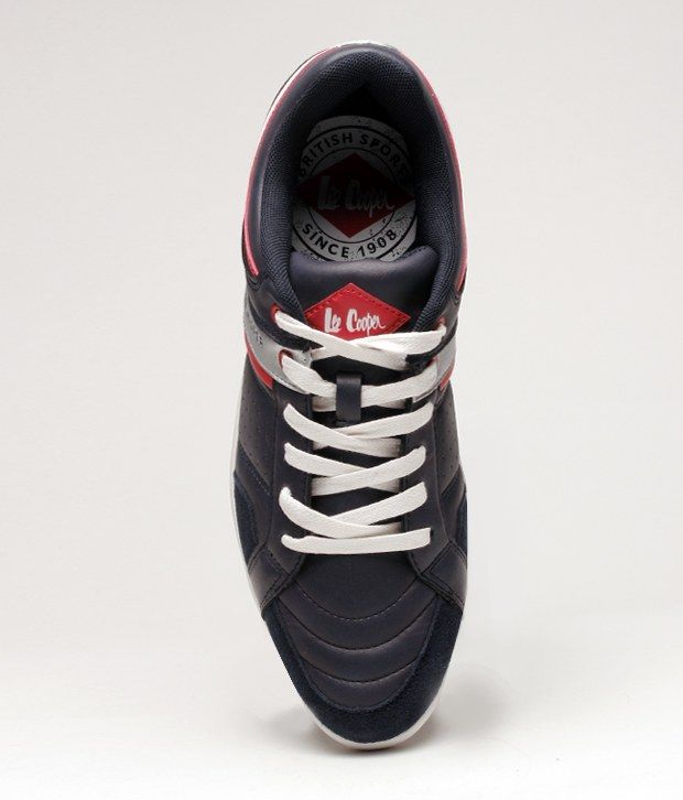 lee cooper navy blue shoes