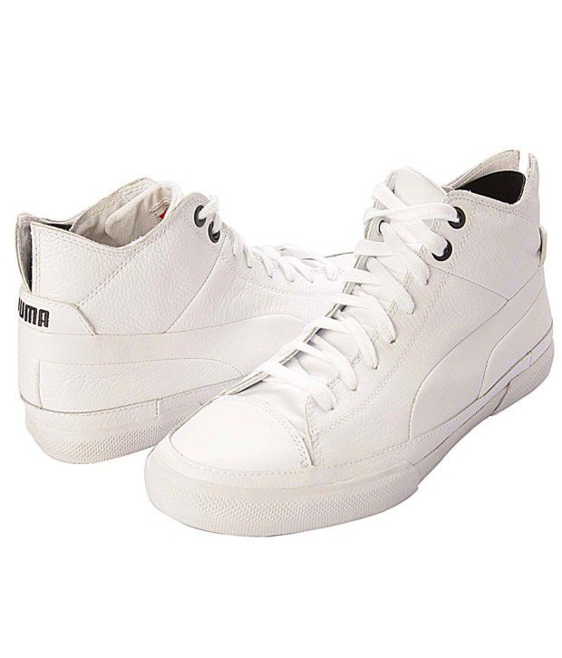 Puma White Sneaker Shoes - Buy Puma White Sneaker Shoes Online at Best ...