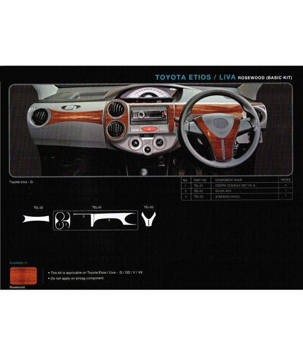 toyota etios interior accessories