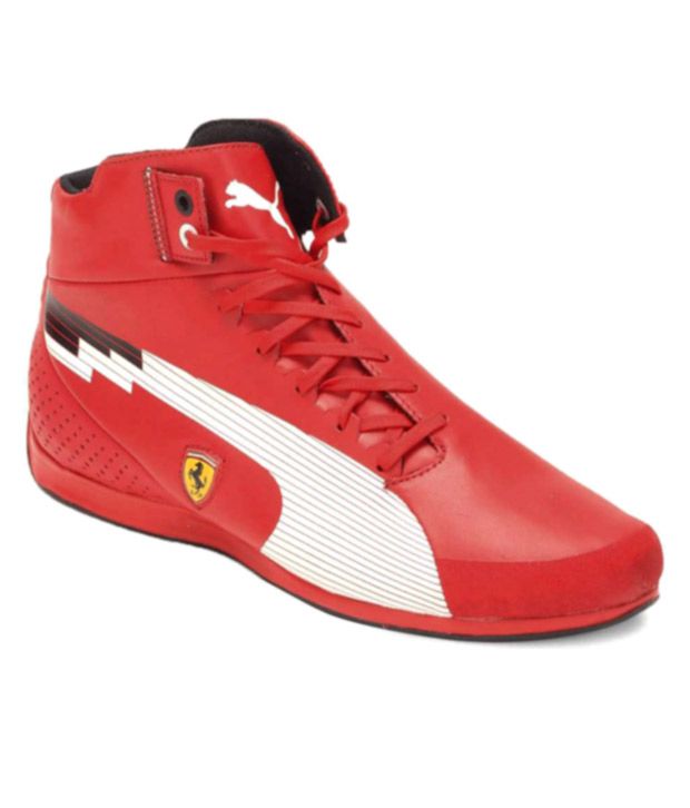 Puma Men Red Evospeed Ferrari Shoes 