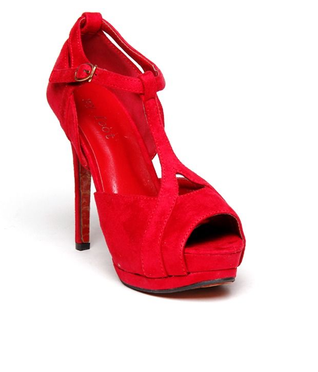 My Foot Notable Red Heel Sandals Price in India- Buy My Foot Notable ...