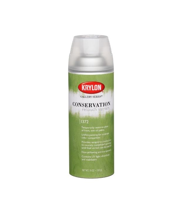 Krylon Gallery 11Ounce Series Conservation Retouch Varnish Aerosol