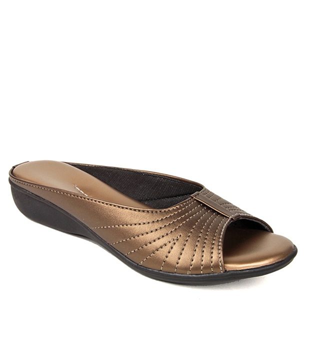 brown slip on heels