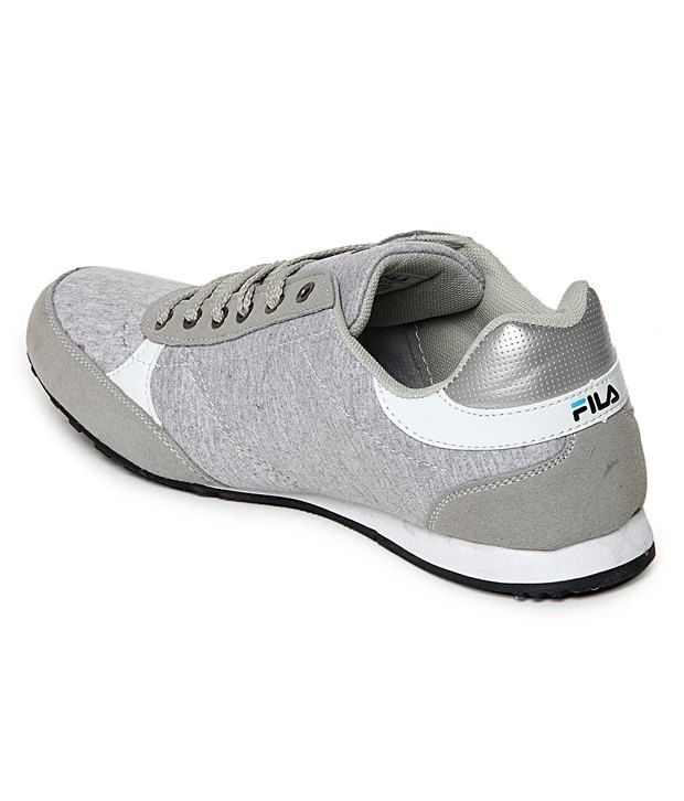 fila grey sports shoes