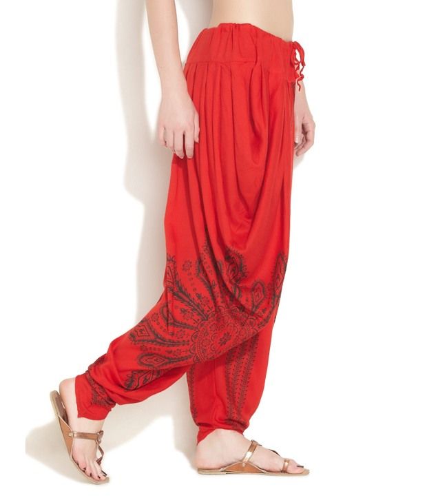 printed dhoti pants