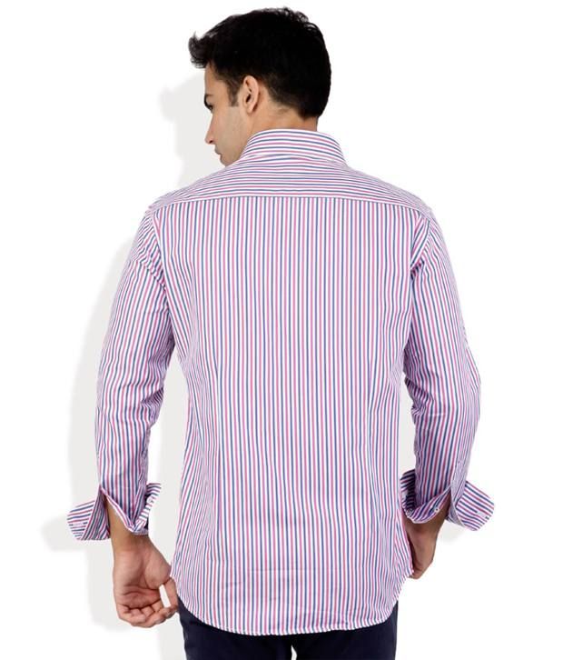 mens pink striped shirt