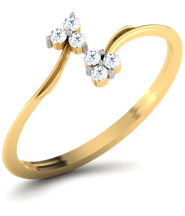 Vasudha 14kt Gold Ring By Caratlane: Buy Vasudha 14kt Gold Ring By ...