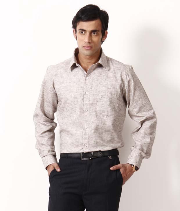 light brown formal shirt