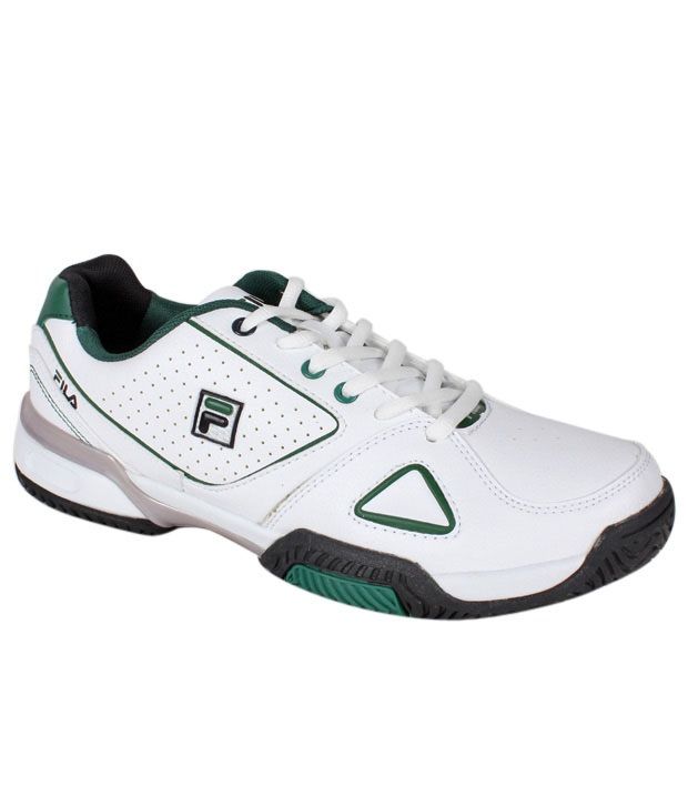 fila tennis shoes white