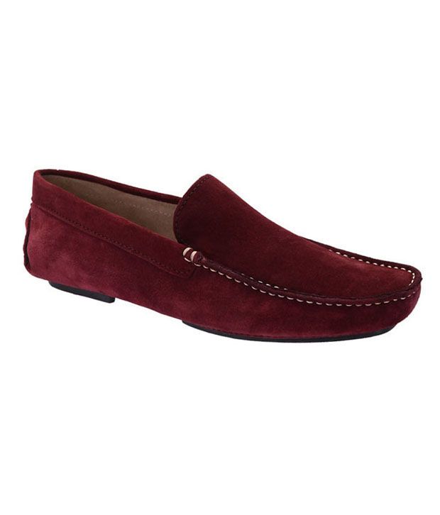 Forest Suave Maroon Loafers - Buy 