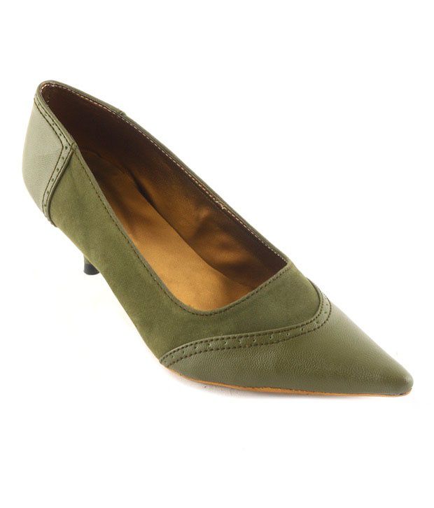 olive green court shoes