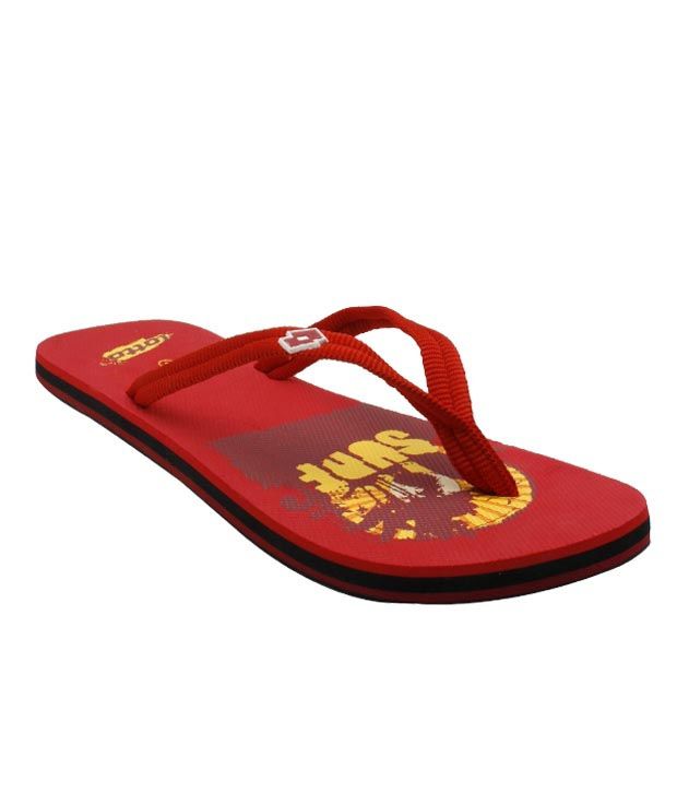 Lotto Red Surf Island Flip Flops - Buy Lotto Red Surf Island Flip Flops ...