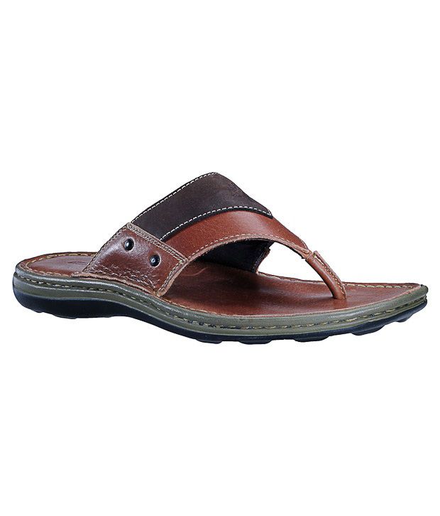 Woodland Active Brown Slippers Price in India- Buy Woodland Active ...