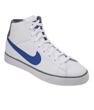 nike white ankle sneakers